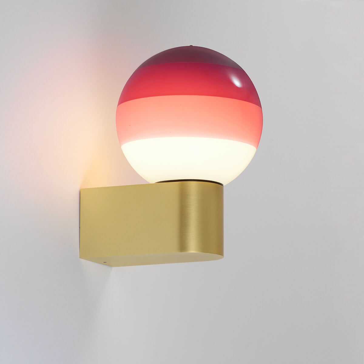 Marset Dipping Light A1-13 LED Wandleuchte, Schirm: bordeaux