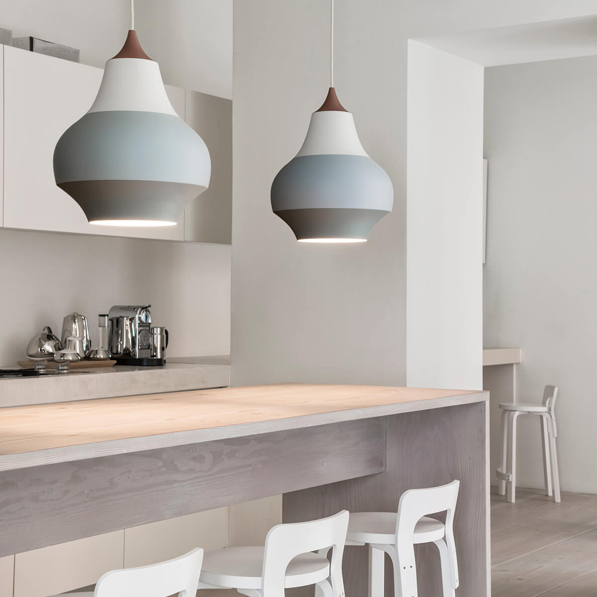 Louis Poulsen Cirque Pendelleuchte, Ø: 38 cm, Kupfer