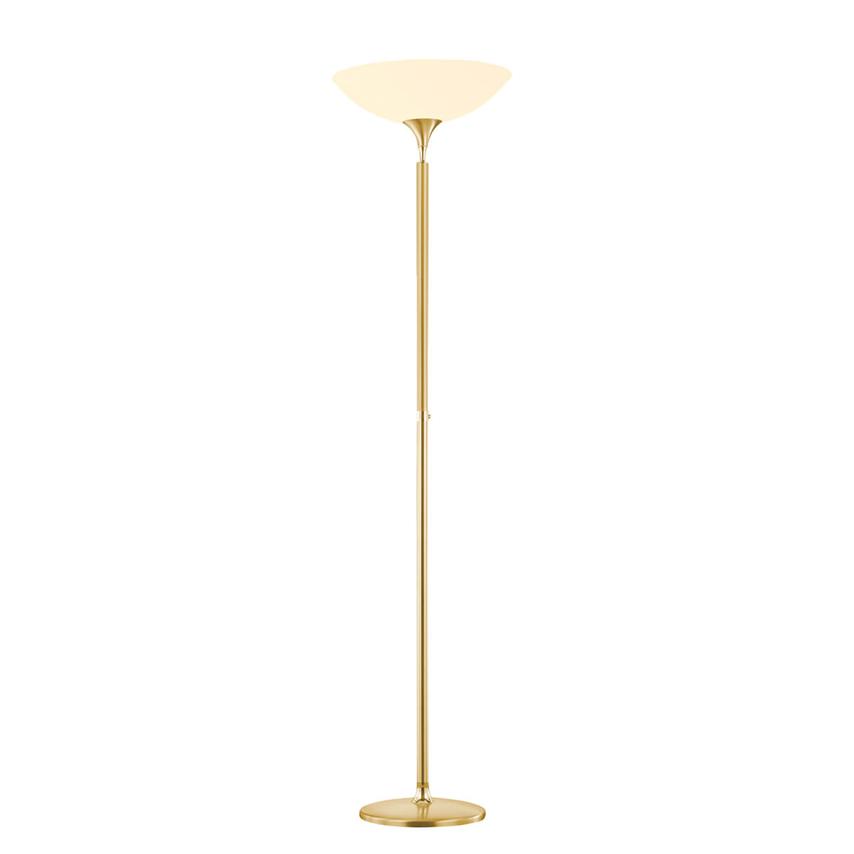 Bankamp Opera LED Stehleuchte, Messing matt / blank