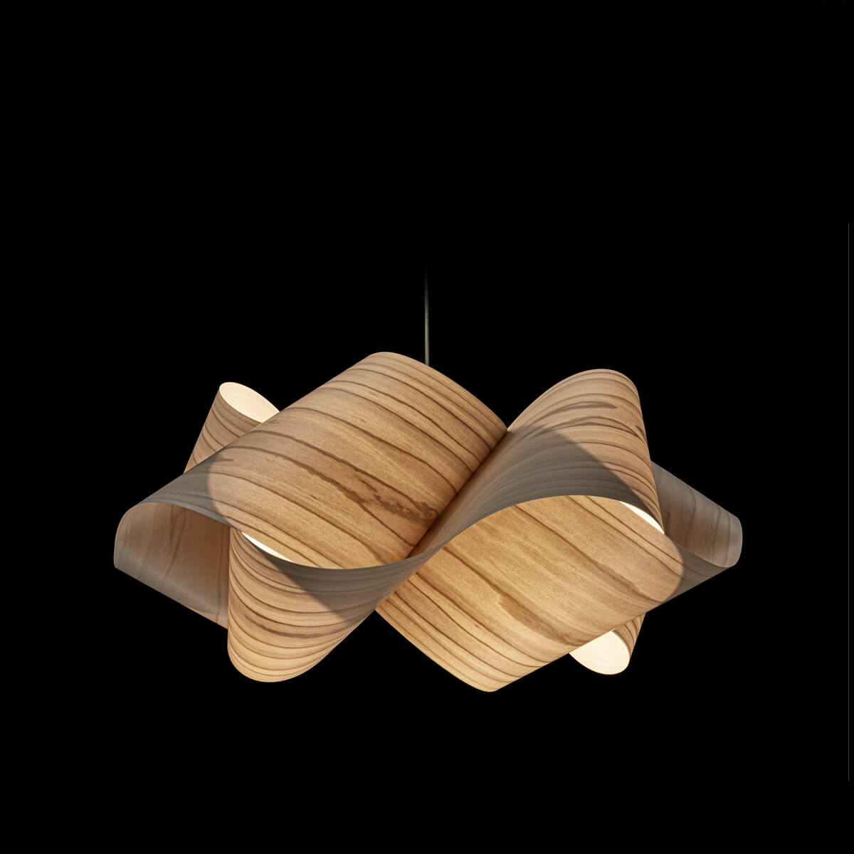 LZF Lamps Swirl Small Pendelleuchte, grau