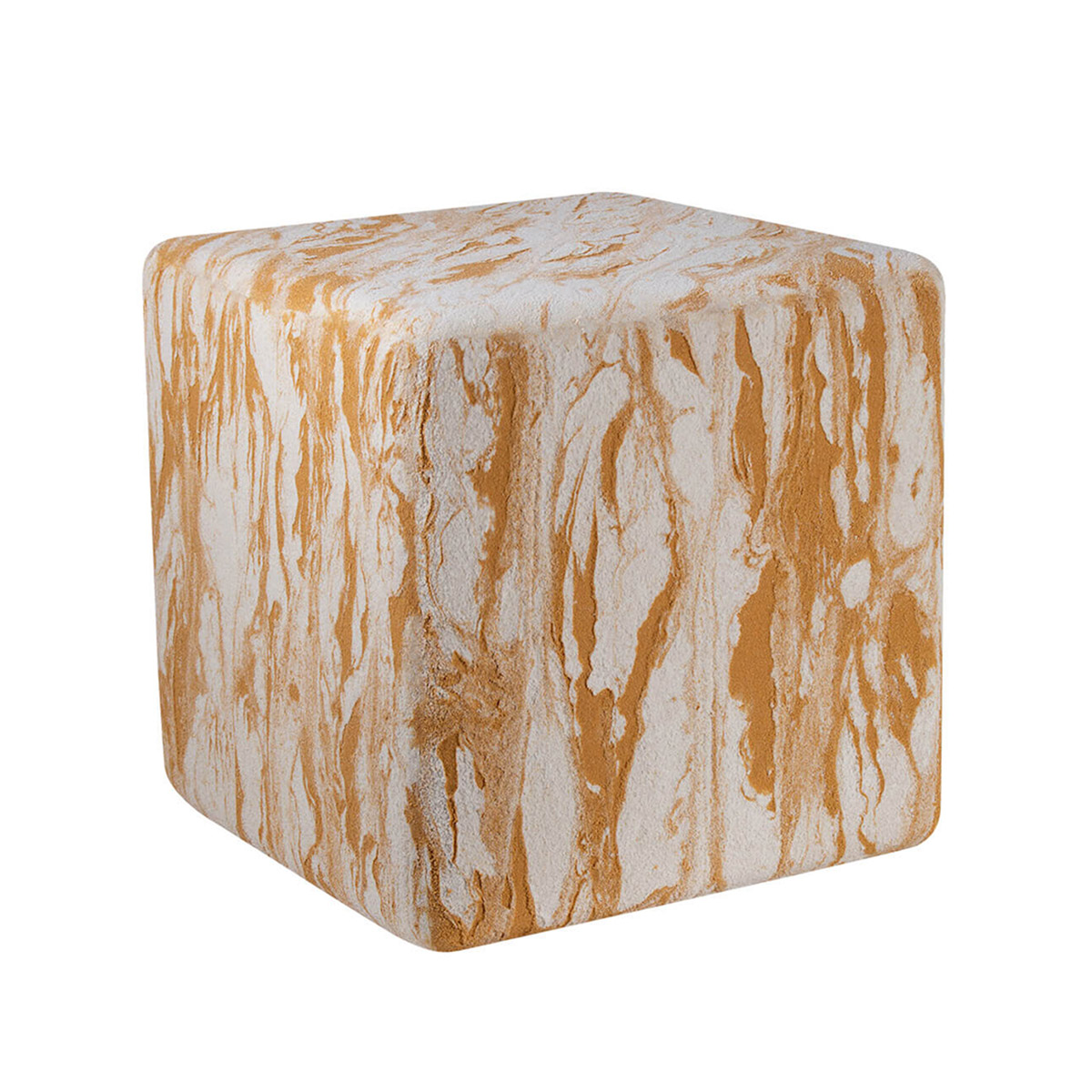 Epstein-Design Würfel Sahara LED Akkuleuchte, 45 cm, Sandstein