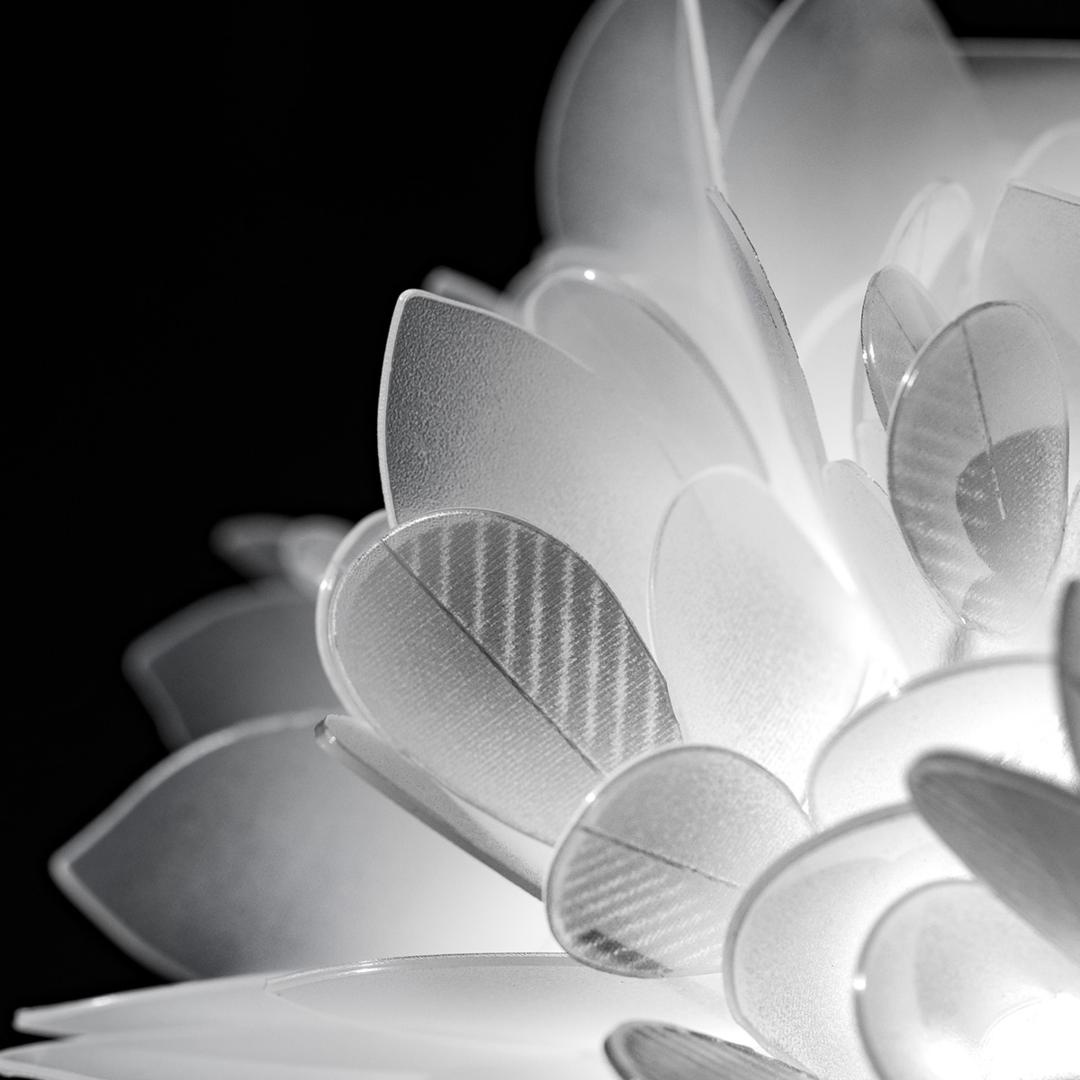 Slamp Veli Foliage Ceiling / Wall Mini, weiß gemustert