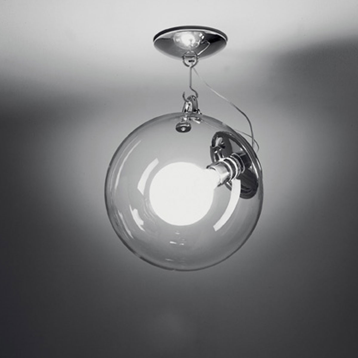 Artemide Miconos Soffitto, Chrom poliert