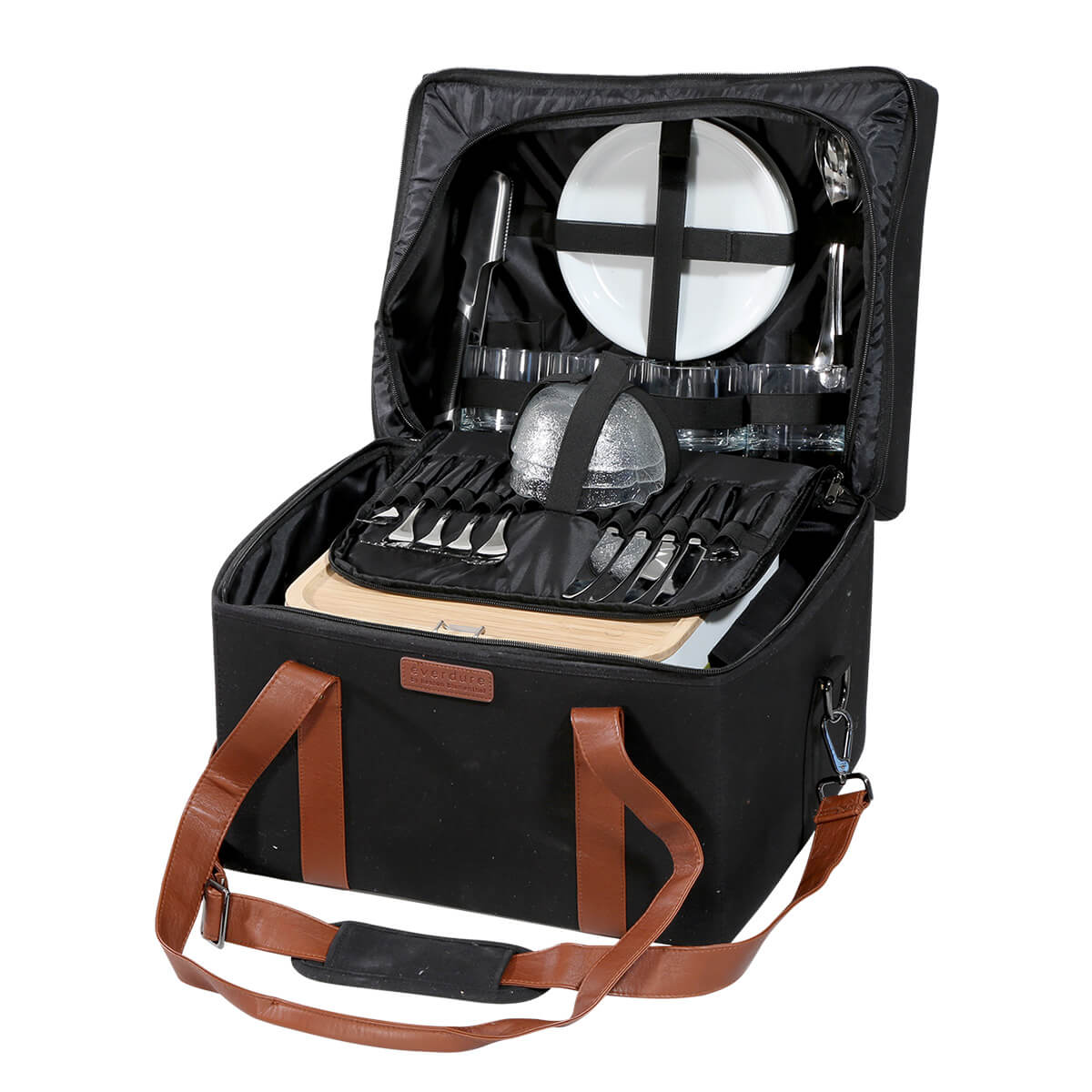 Everdure by heston blumenthal Cube Transporttasche, schwarz, befüllt (Lieferung ohne Inhalt)