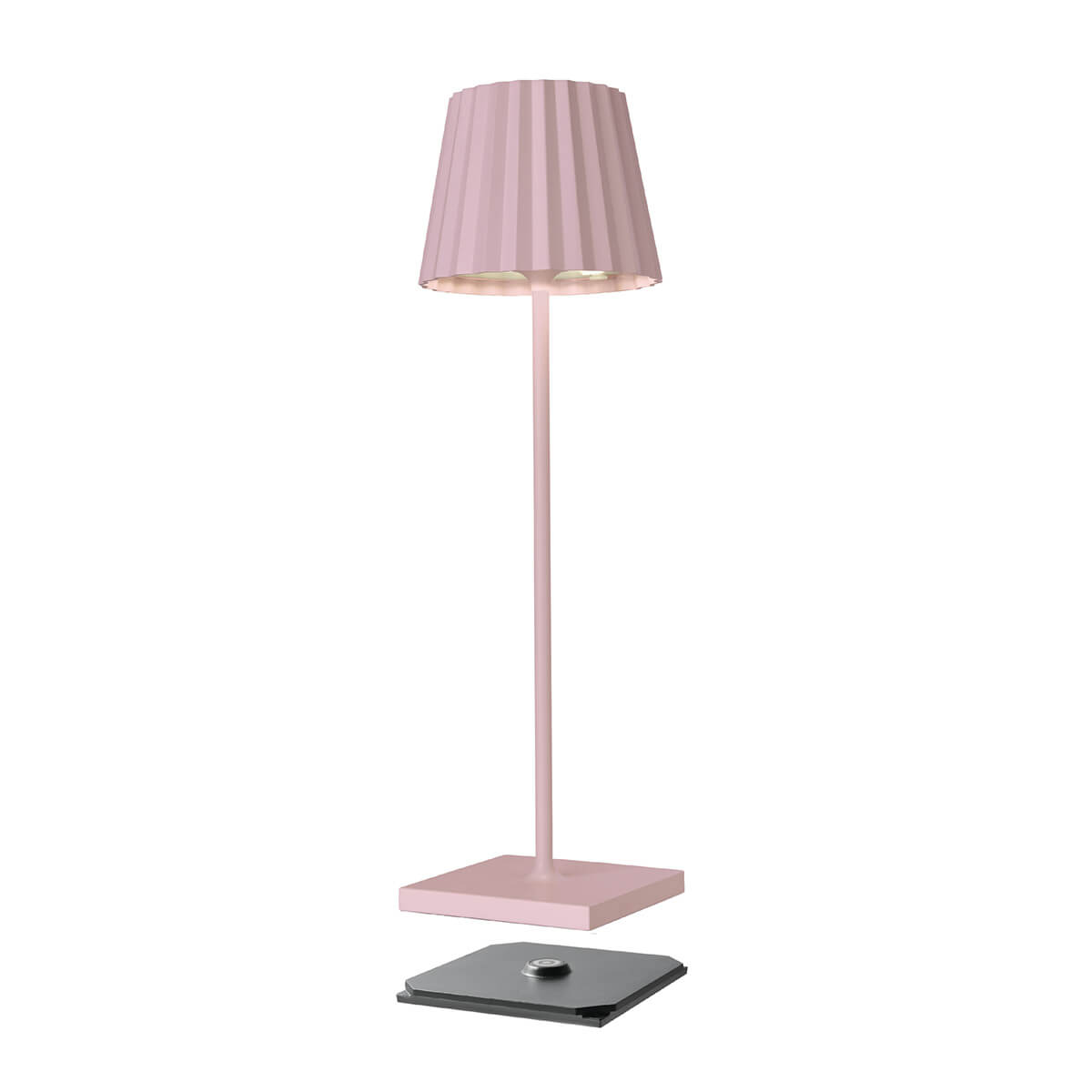 Sompex Troll 2.0 LED Akkuleuchte, pink (Ladestation inbegriffen)