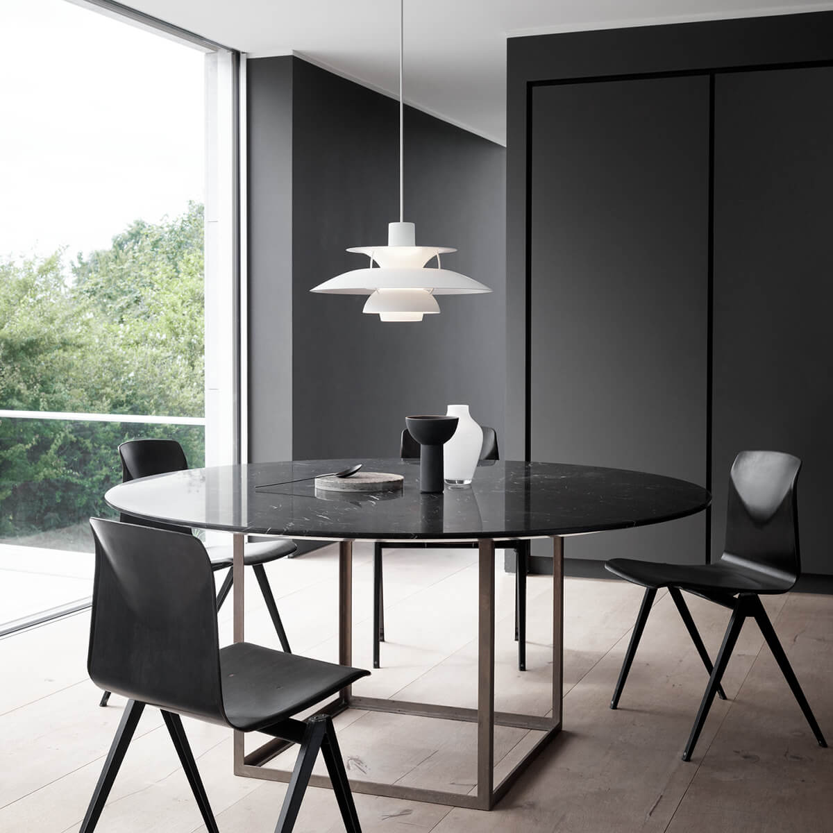 PH 5 Ø500 Monochrome Pendelleuchte