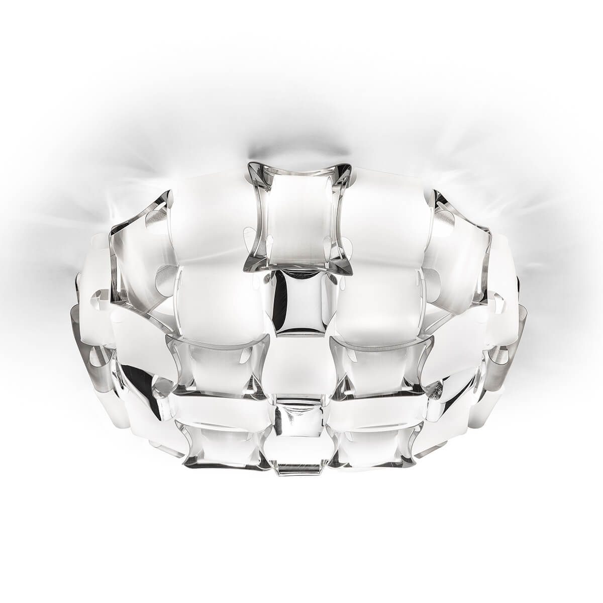 Slamp Mida Ceiling / Wall Medium, white/platinum (weiß/platin)