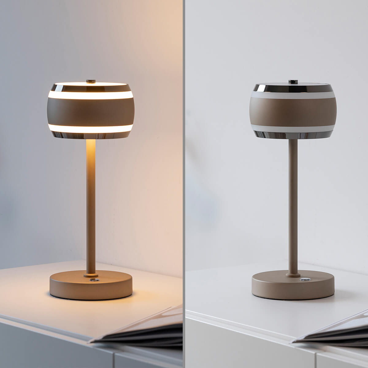 PURE Falling Rings LED Akkuleuchte