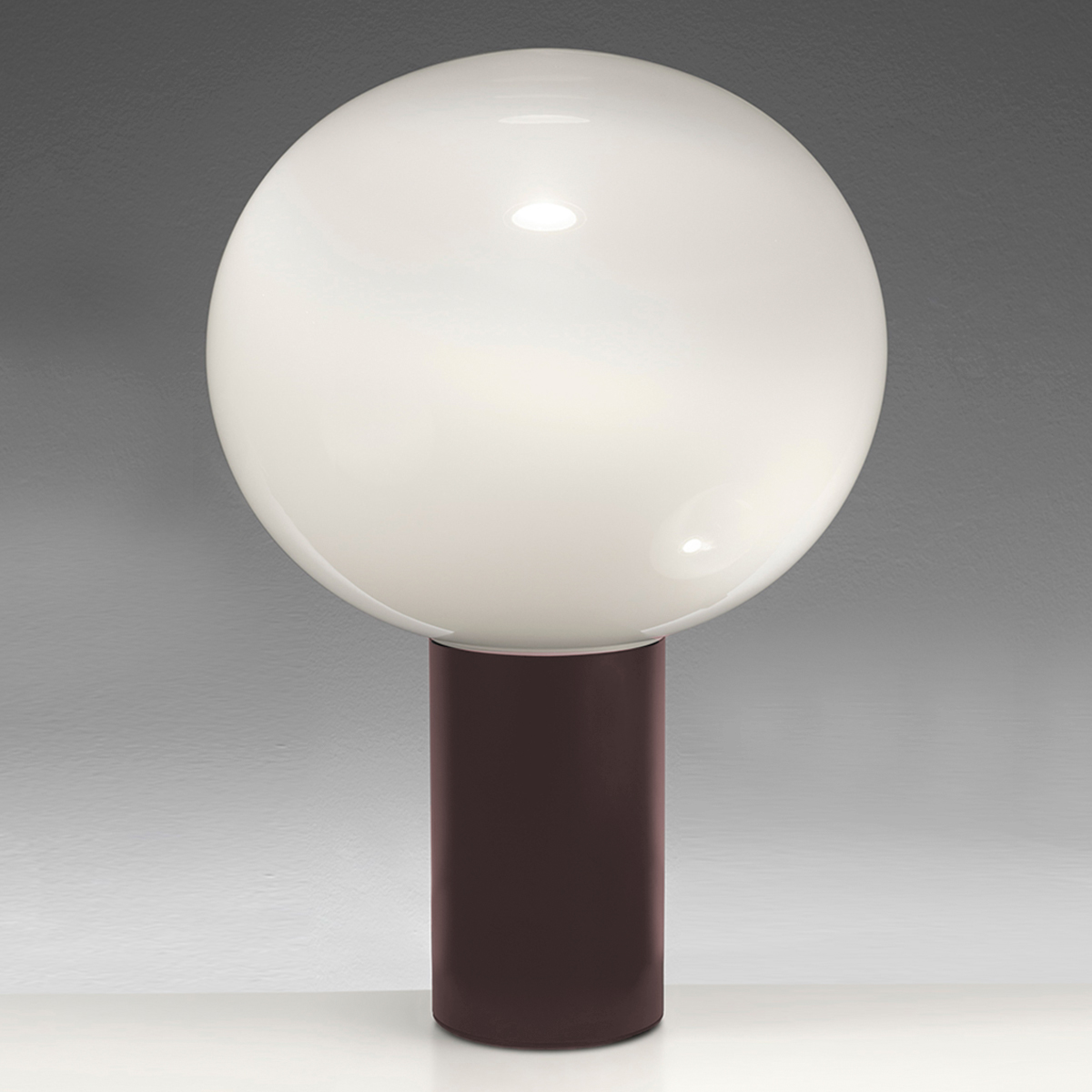 Artemide Design Laguna Tavolo, Struktur: Satin Bronze Ø: 37 cm, Diffusor transparent