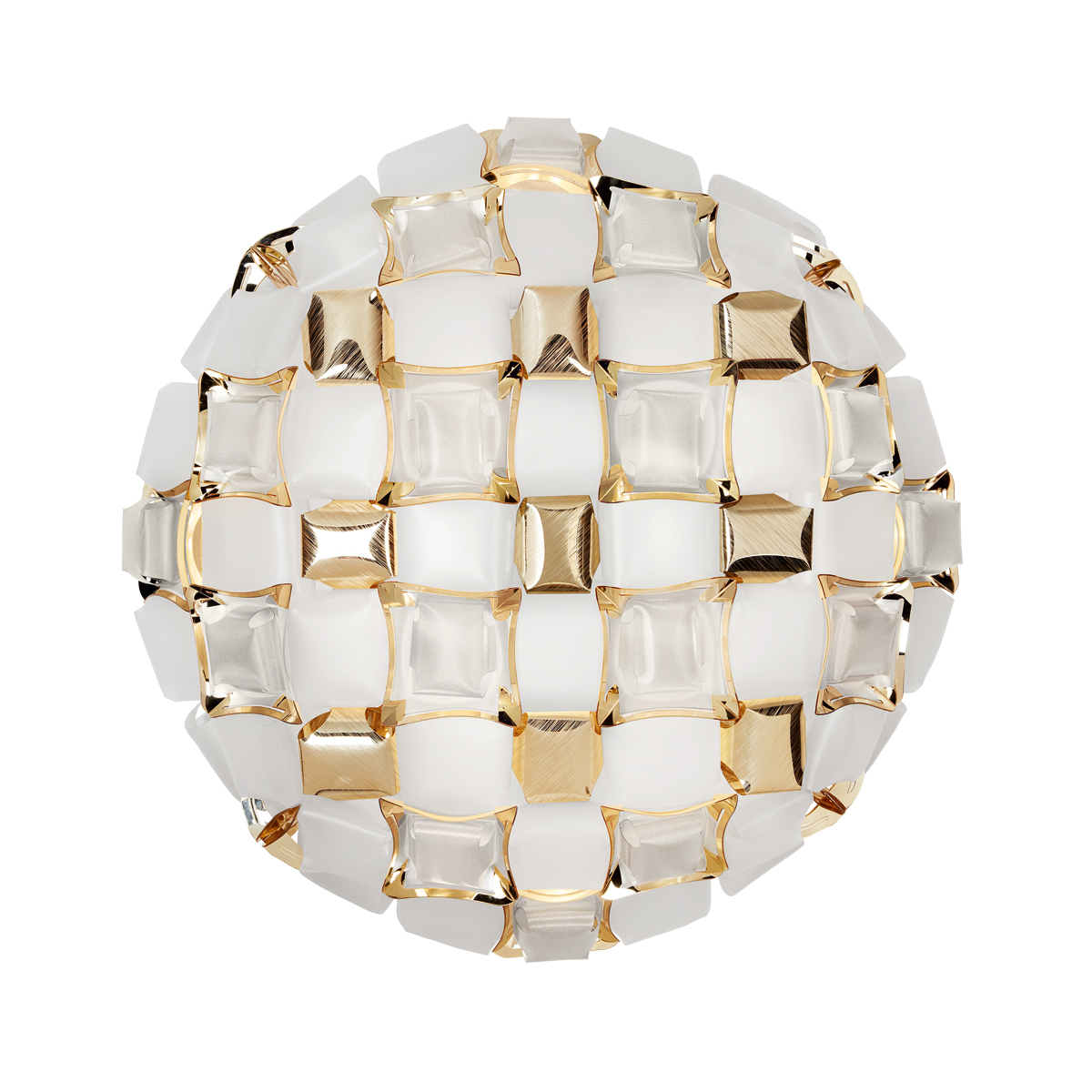 Slamp Mida Ceiling / Wall Large, white/gold (weiß/gold)