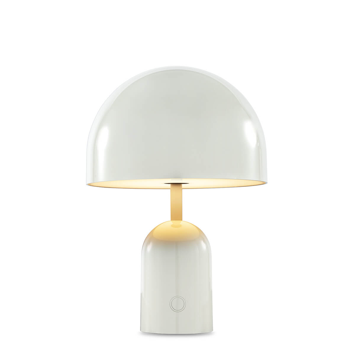 Tom Dixon Bell Portable LED Akkuleuchte, grau glänzend