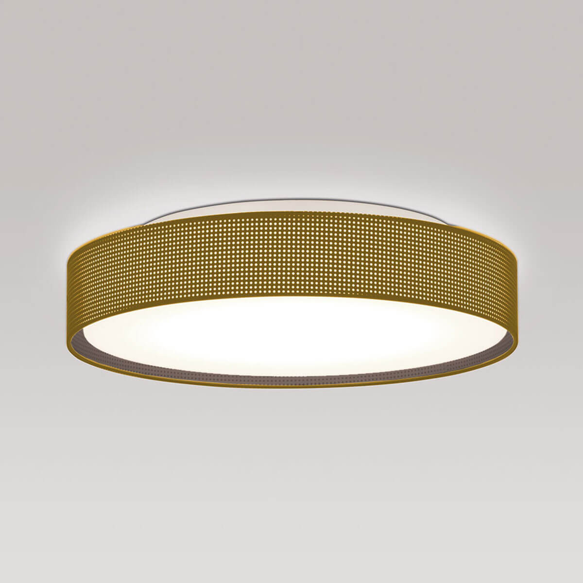 Peill+Putzler Varius X Deckenleuchte, Ø: 42 cm, außen: Gold / innen: schwarz