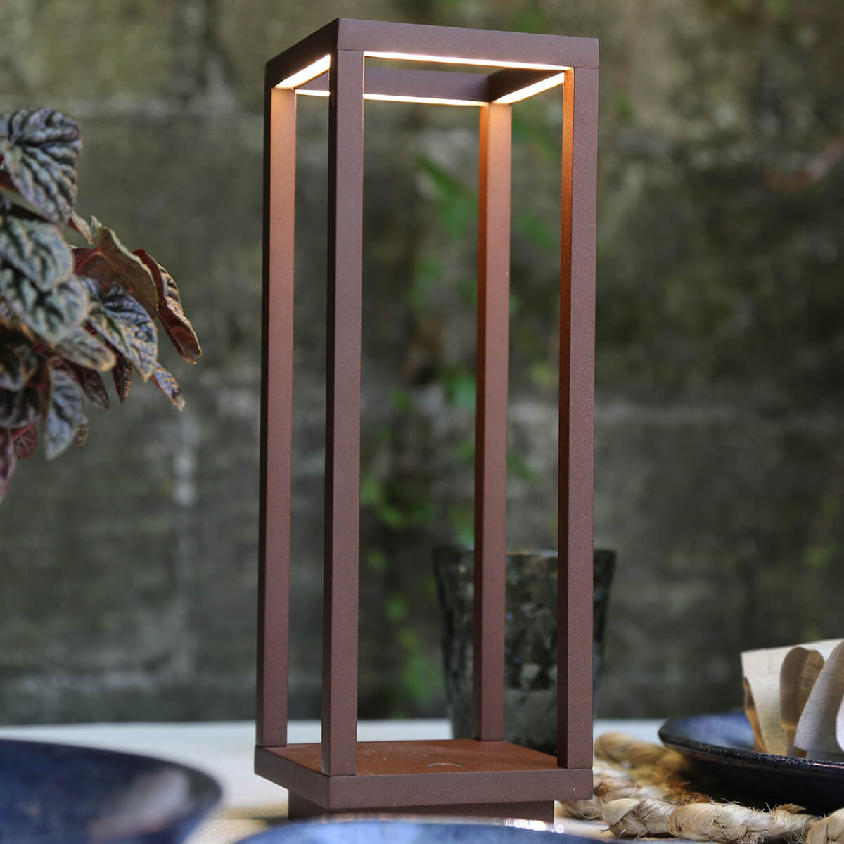 Zafferano AiLati Home Pro LED Akkuleuchte, Corten