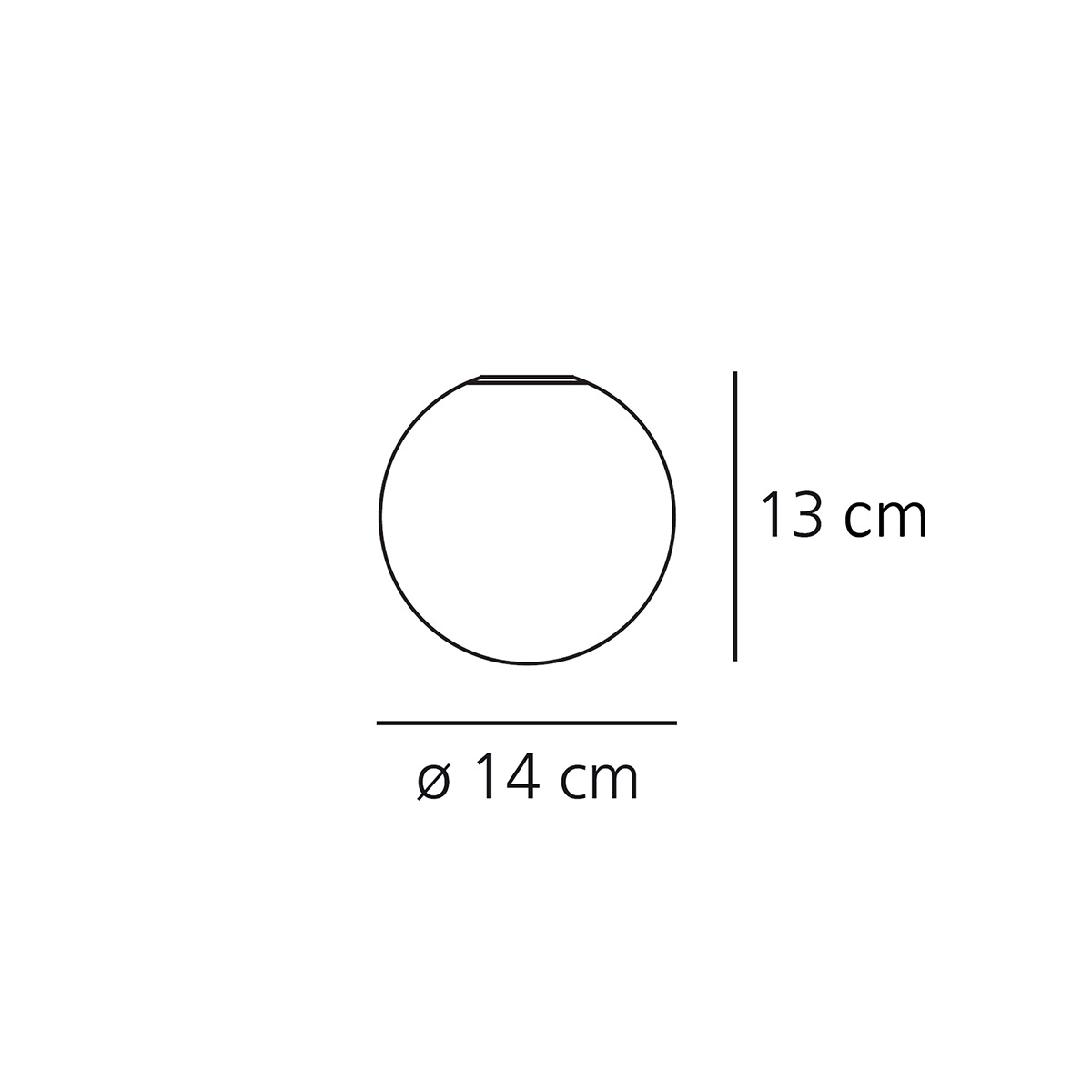 Artemide Dioscuri Parete / Soffitto, Ø: 14 cm