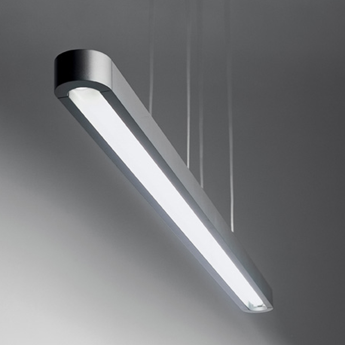 Artemide Talo 150 Sospensione LED, silbergrau