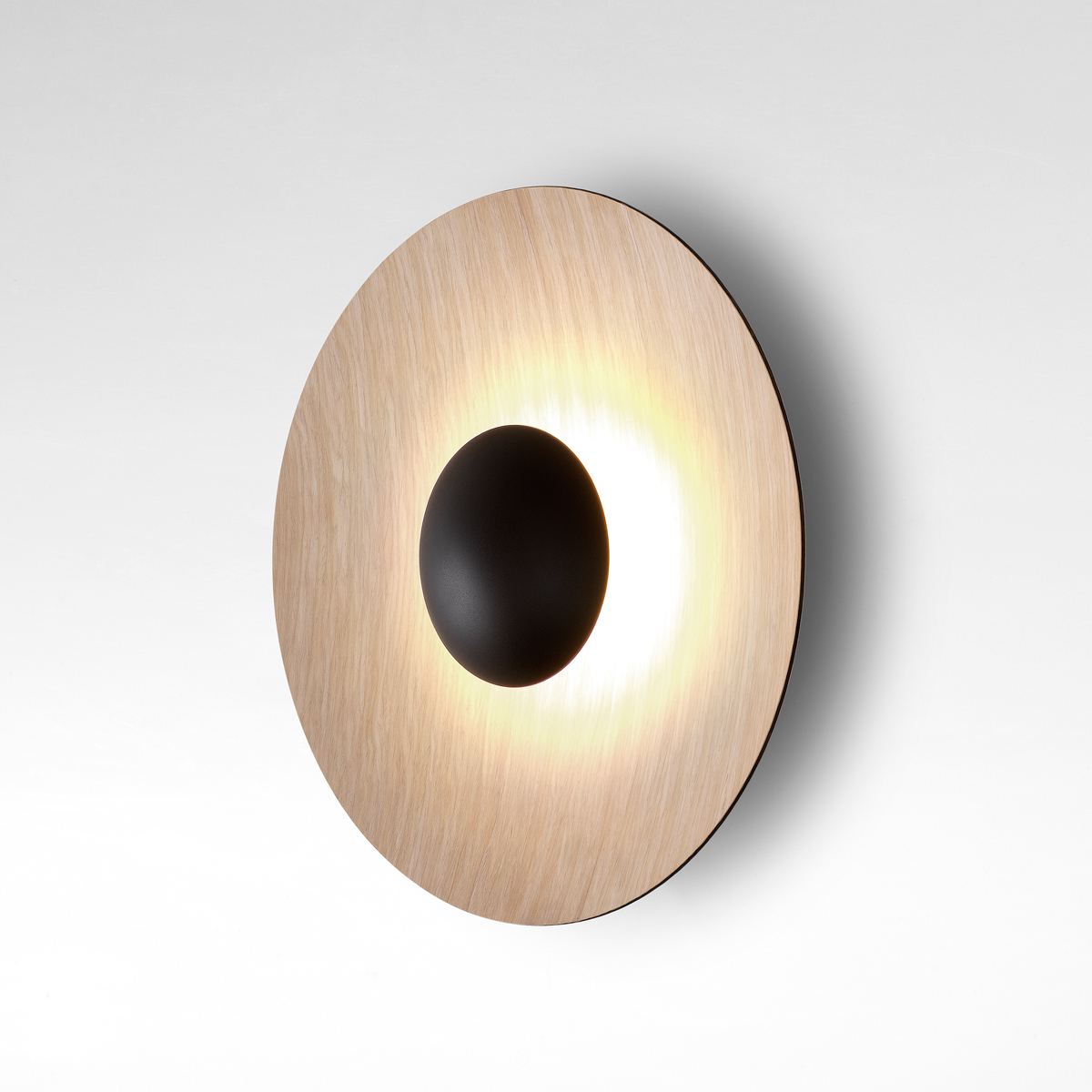 Marset Ginger 42 C LED Wandleuchte, Eiche