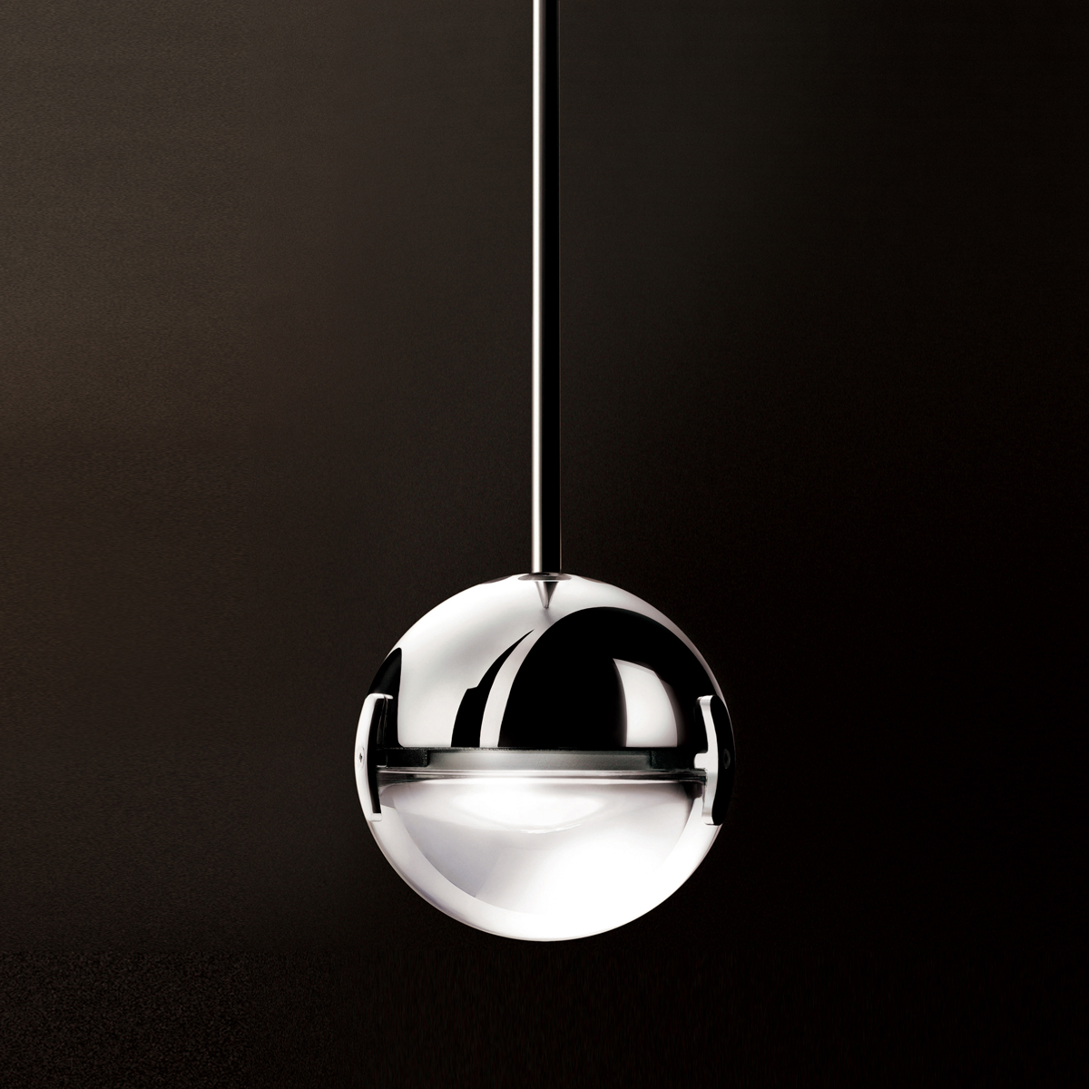 Cini & Nils Convivio new LED Sopratavolo Due, Leuchtenkopf Chrom