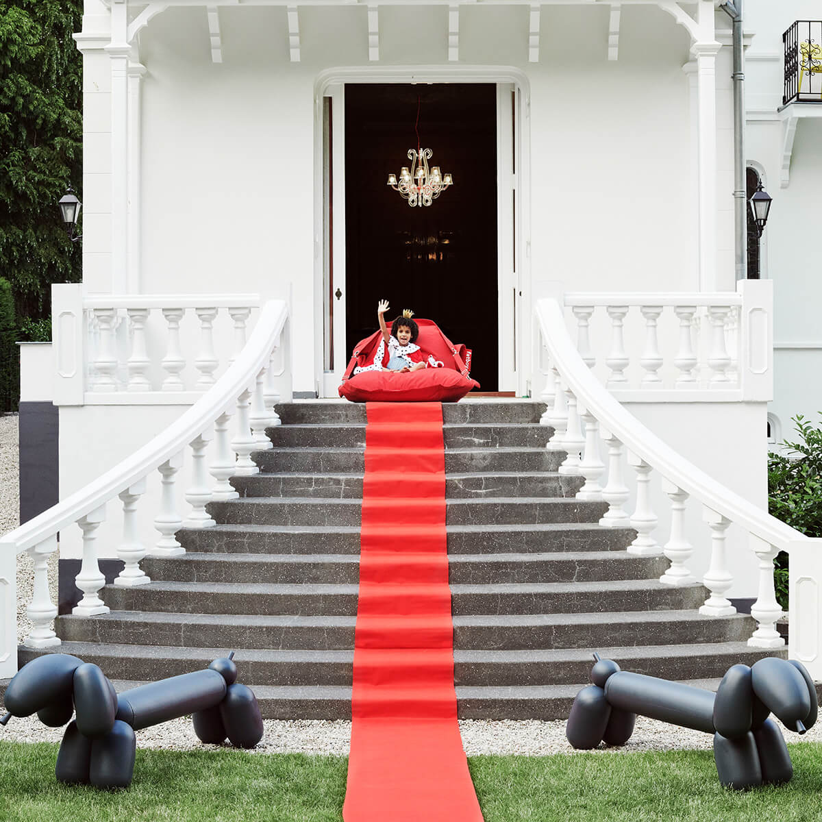 Fatboy Rockcoco 12.0 LED Outdoor Pendelleuchte, transparent