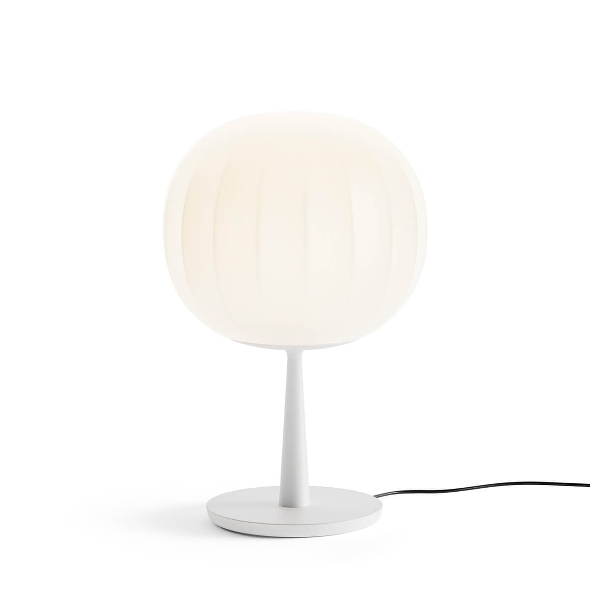 Luceplan Lita Tavolo, mit Fuß, Höhe: 46 cm, weiß