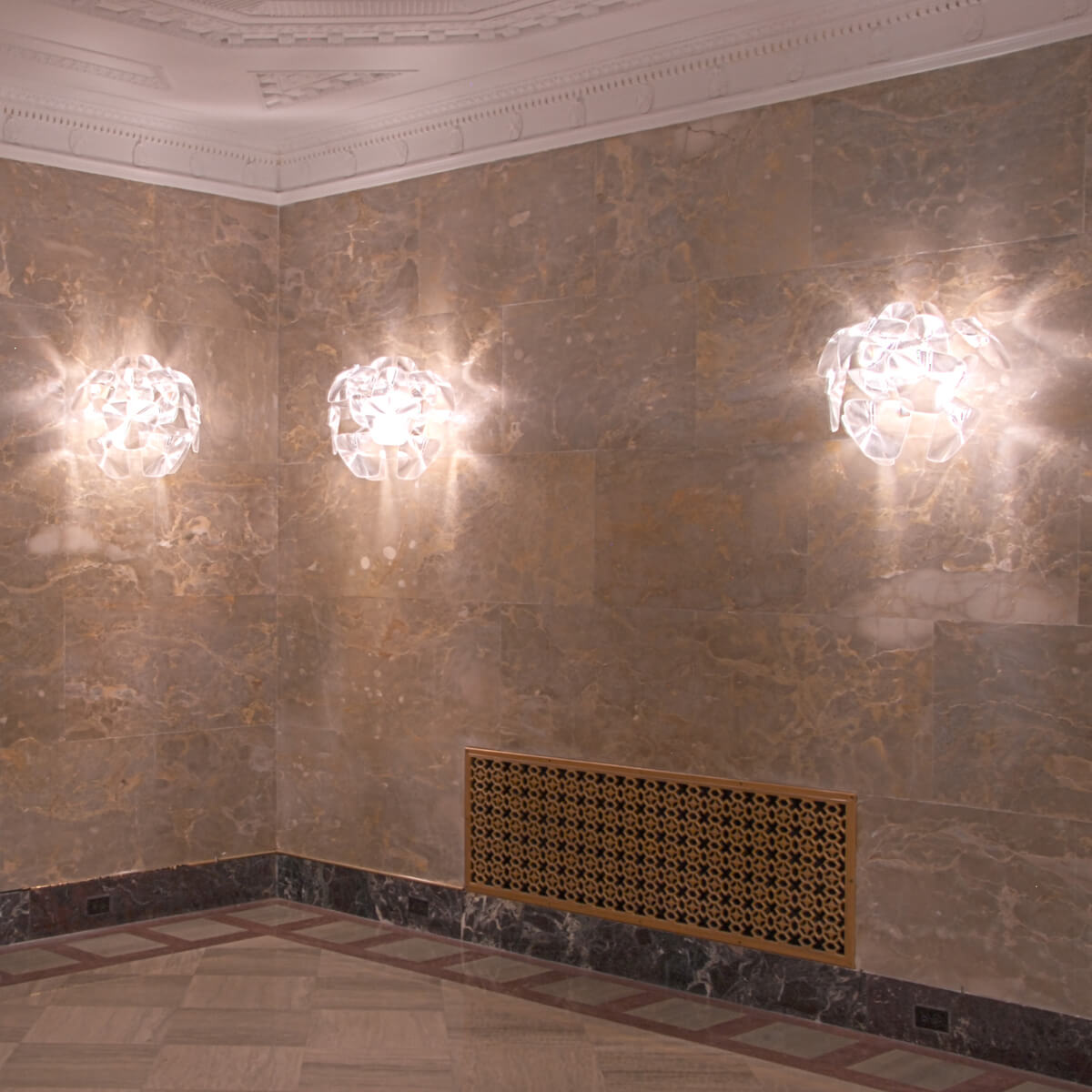 Luceplan Hope Parete, Höhe: 49 cm, transparent