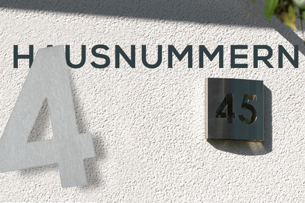 Kategoriebanner Hausnummern Kategoriebanner Hausnummern