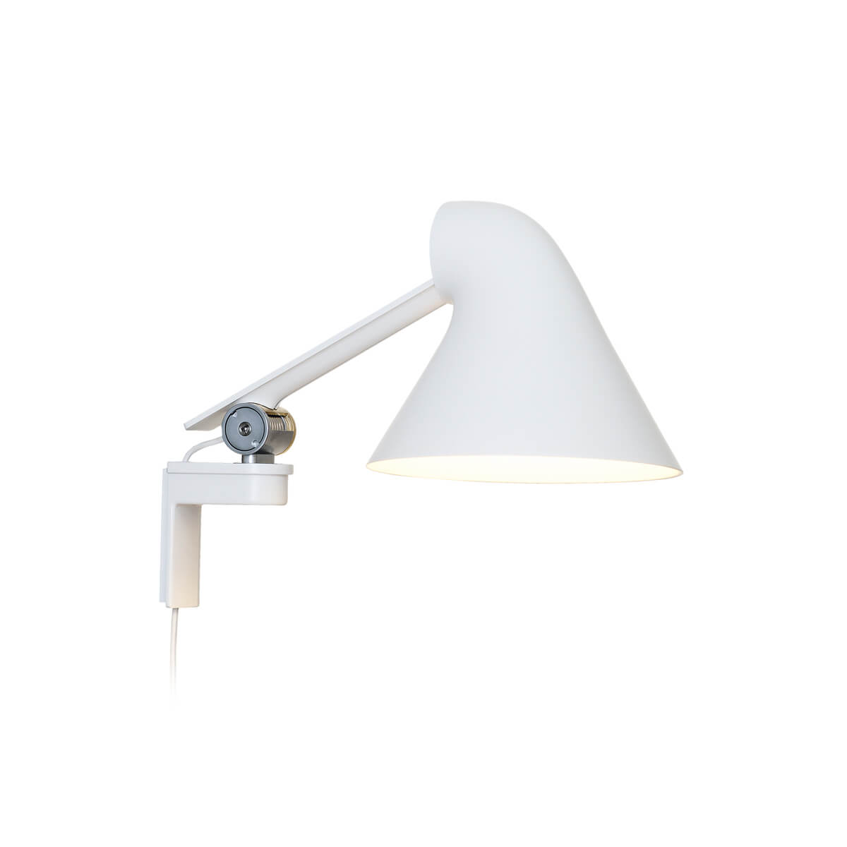 Louis Poulsen NJP LED Wandleuchte short, weiß