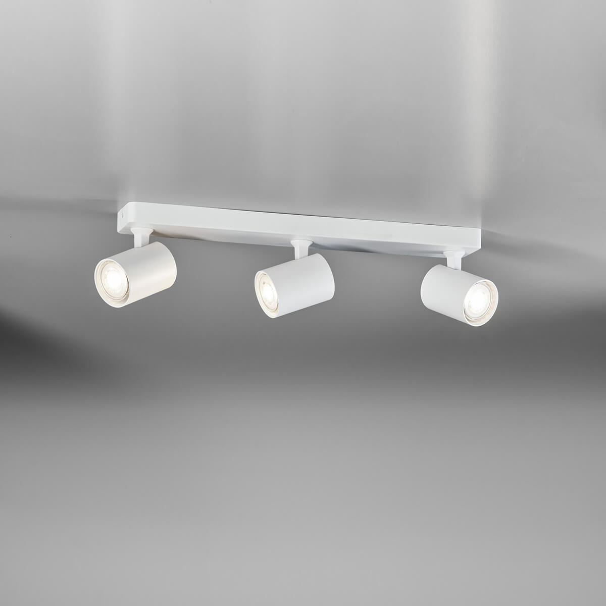 LupiaLicht Cup LED Deckenleuchte, 3-flg., weiß