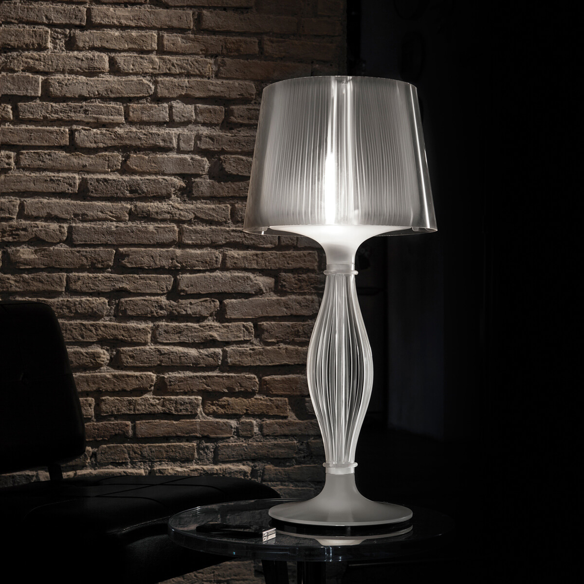 Slamp Liza Table, prisma (transparent)