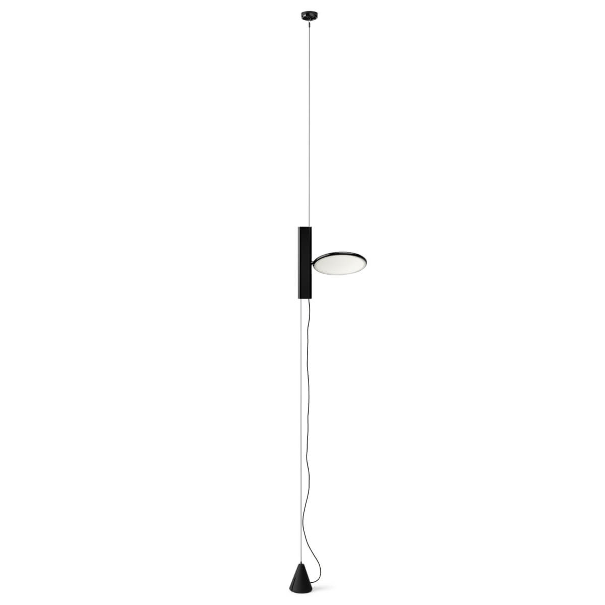 Flos OK LED Pendelleuchte, schwarz