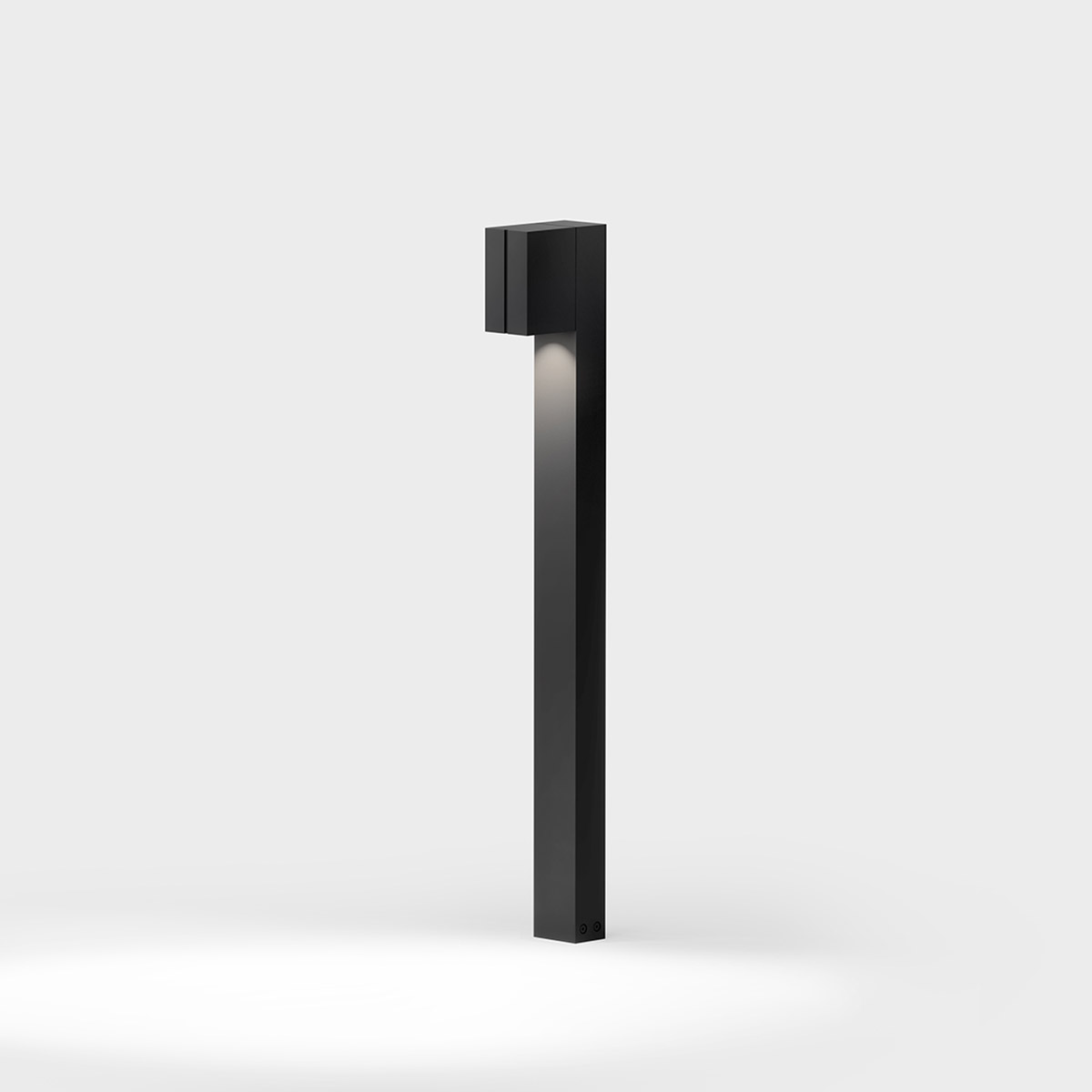 deep black (schwarz), mit Erdstück