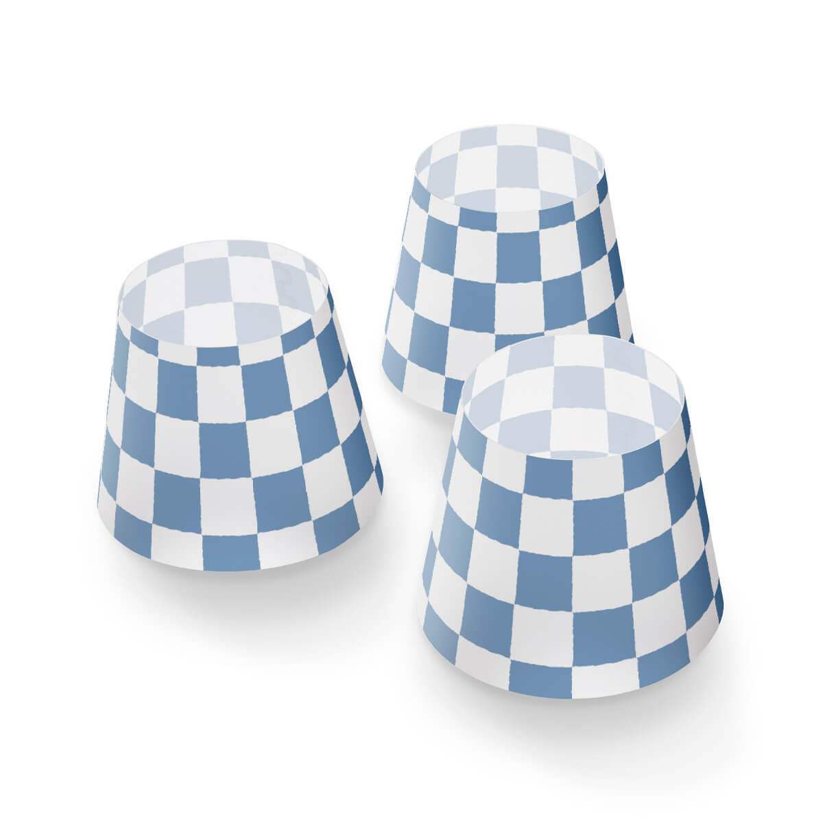 Fatboy Mini Cappie Wave Ground, 3er-Set, für Edison the Mini, blau-weiß