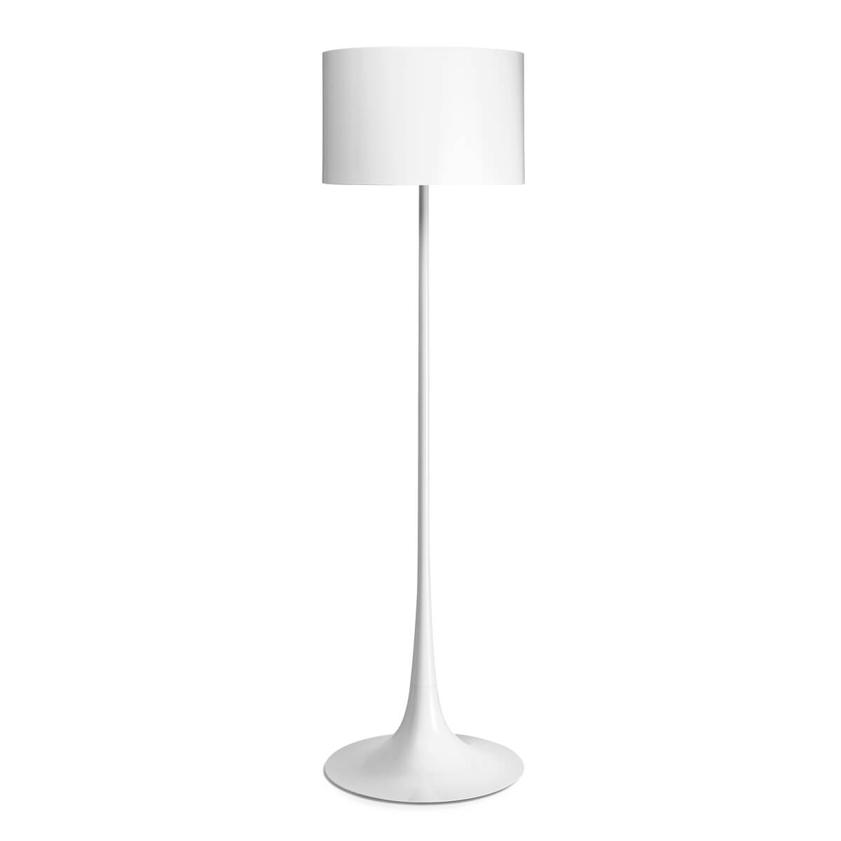 Flos Spun Light F Stehleuchte, weiß glänzend