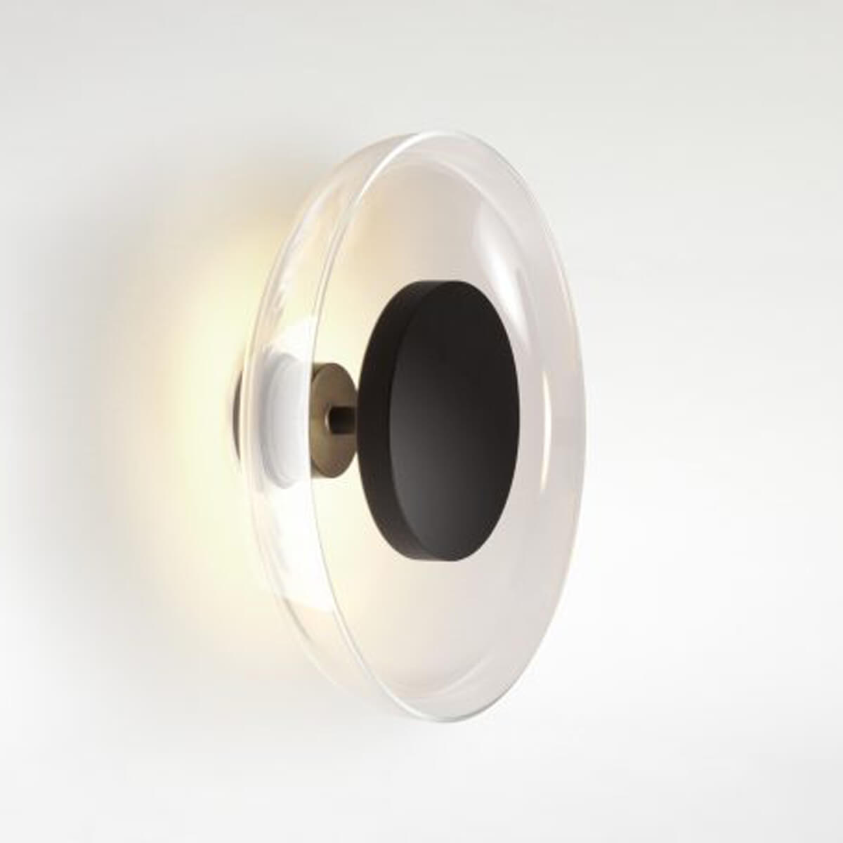 Marset Aura Plus LED Wand- / Deckenleuchte, transparent