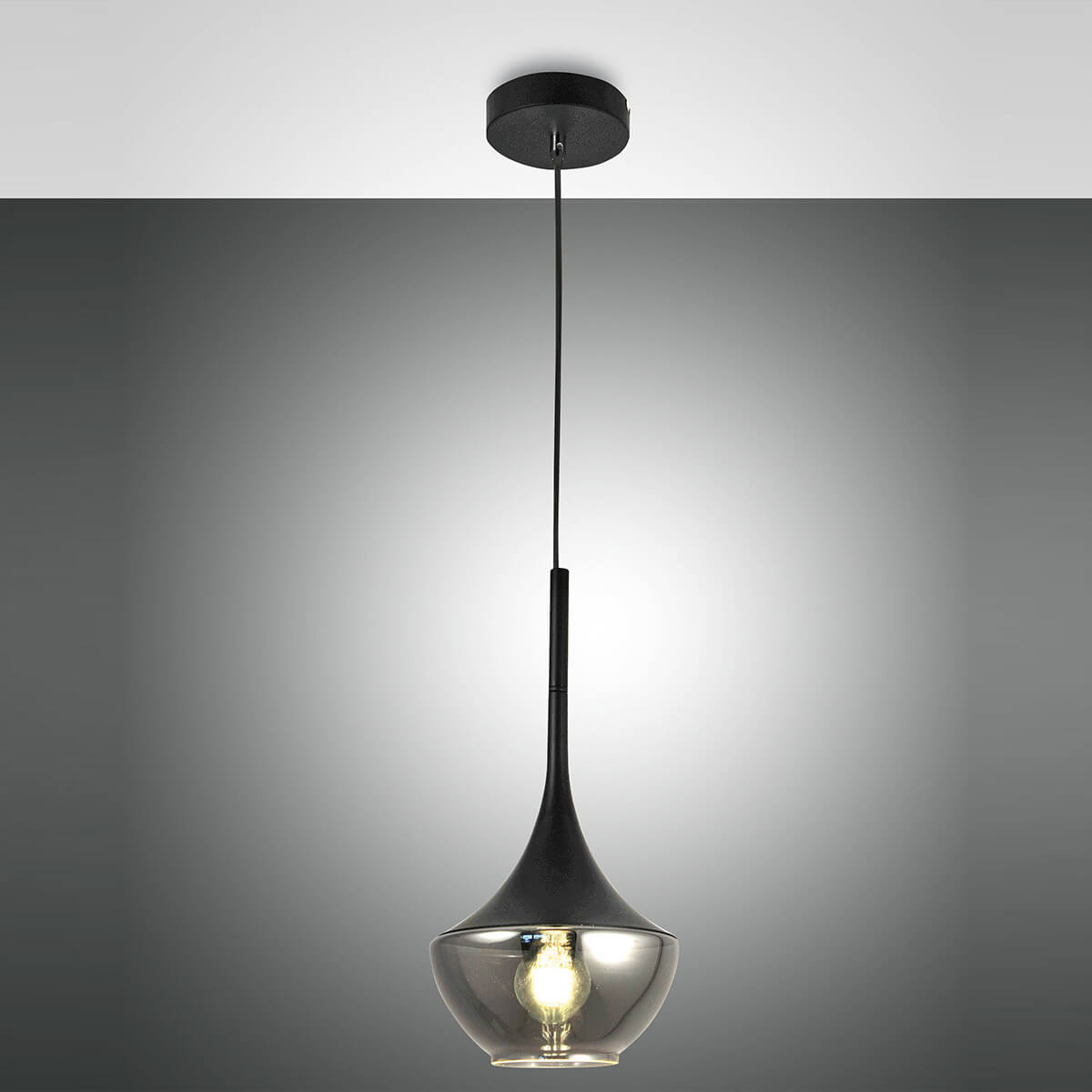 Fabas Luce Apollo Pendelleuchte, schwarz