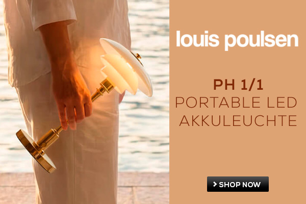 Banner mit Produktnews von Louis Poulsen