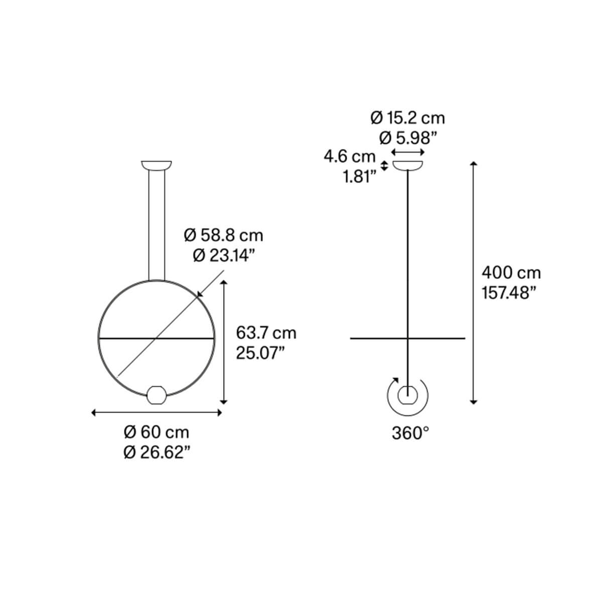Elara Medium LED Pendelleuchte