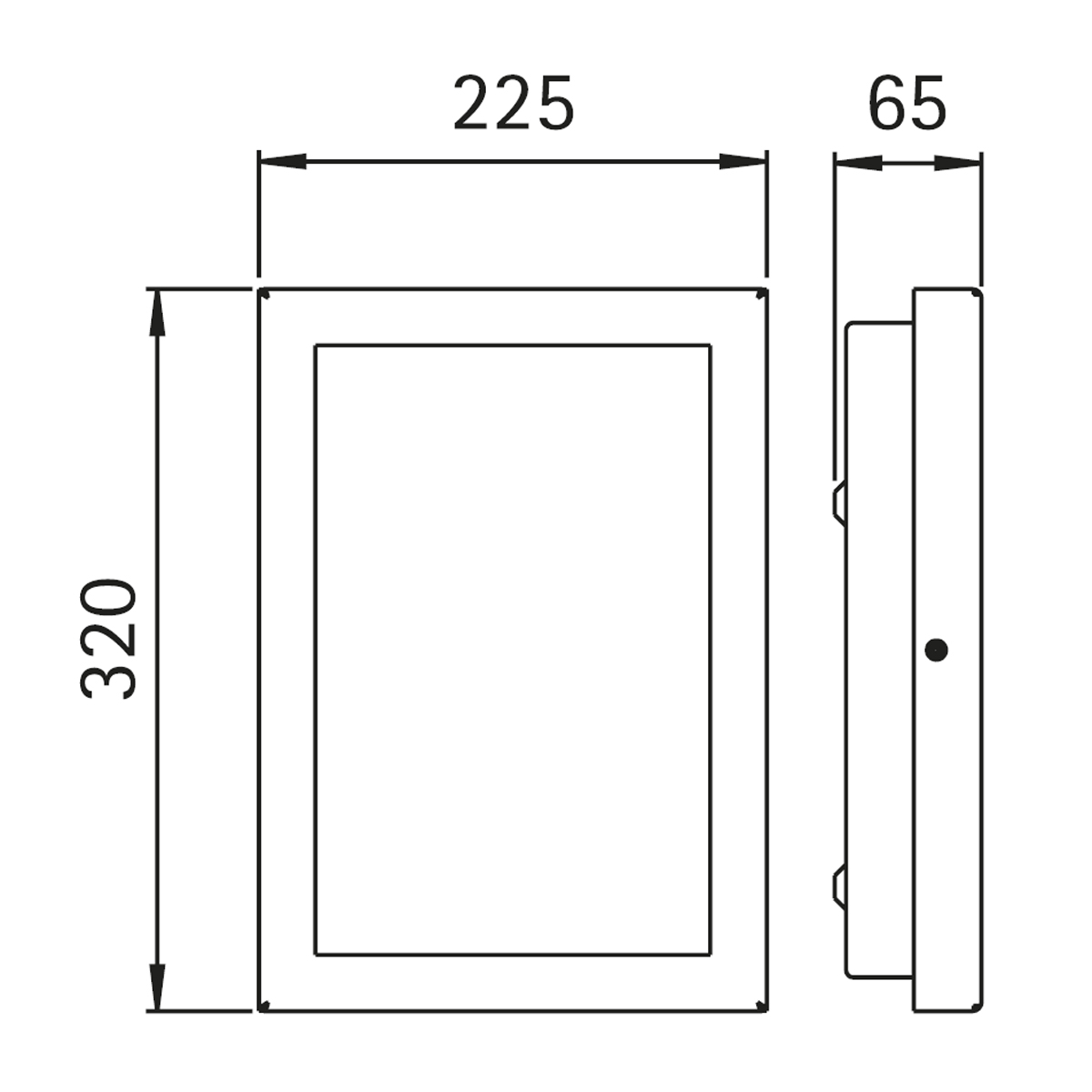 Albert Leuchten 69635 Wand- / Deckenleuchte, 32 x 22,5 cm
