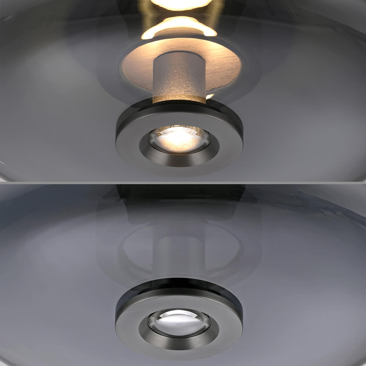 Neuhaus PURE Vitrum LED Deckenleuchte, grau