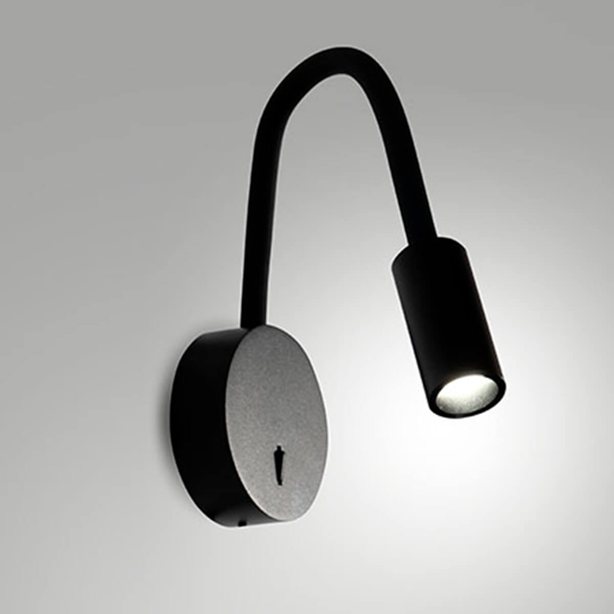 Fabas Luce Flux LED Wandleuchte, schwarz