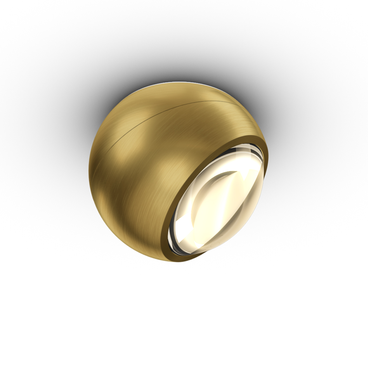 Occhio io giro Volt C LED Deckenstrahler, 2700 K, Bronze