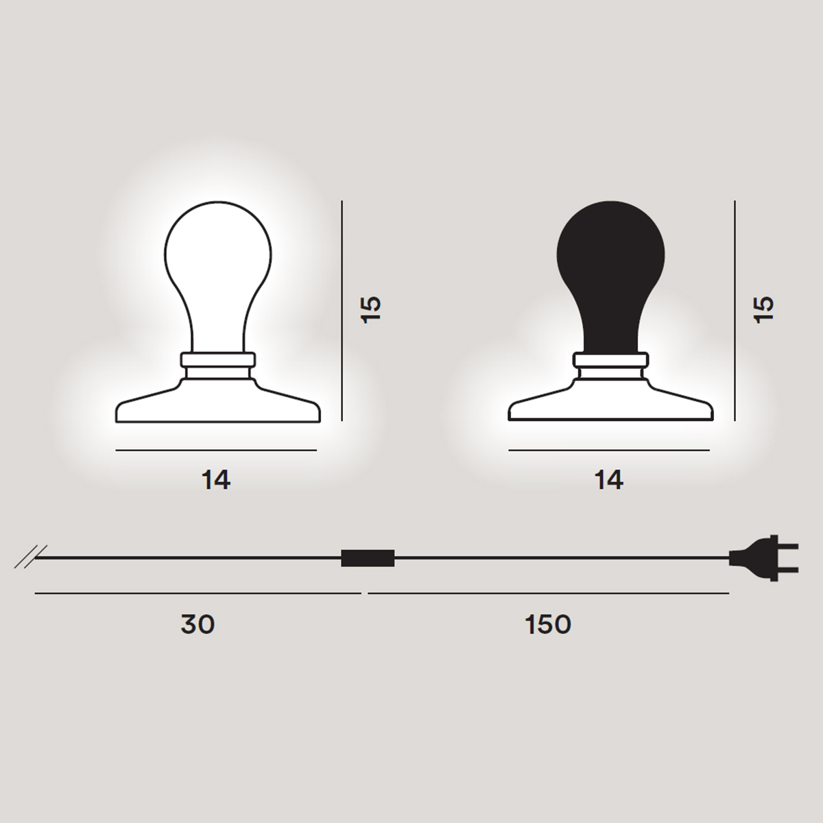 Foscarini Light Bulb LED Tavolo