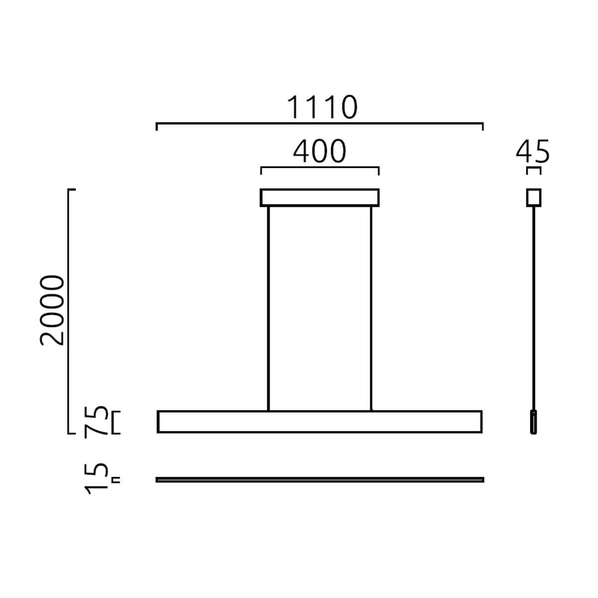 Nex LED Pendelleuchte mit Casambi-Modul