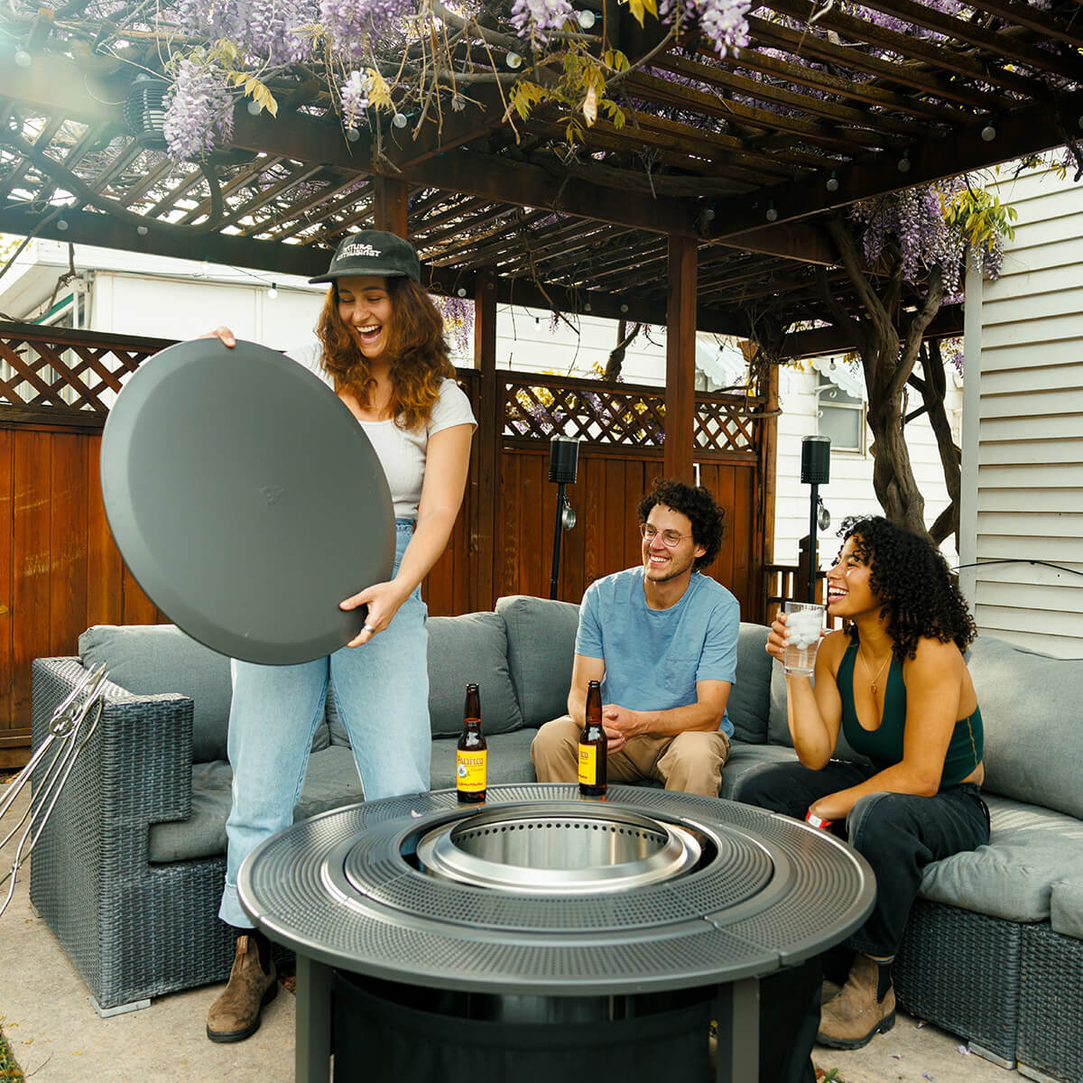 Solo Stove Surround Feuerschalentisch Deckel, small, für Ranger & Bonfire (Tisch nicht inbegriffen)