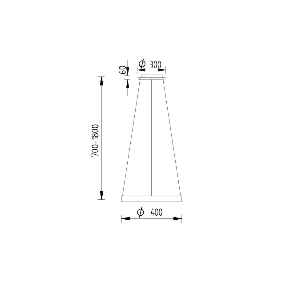 Sara-40 LED Pendelleuchte
