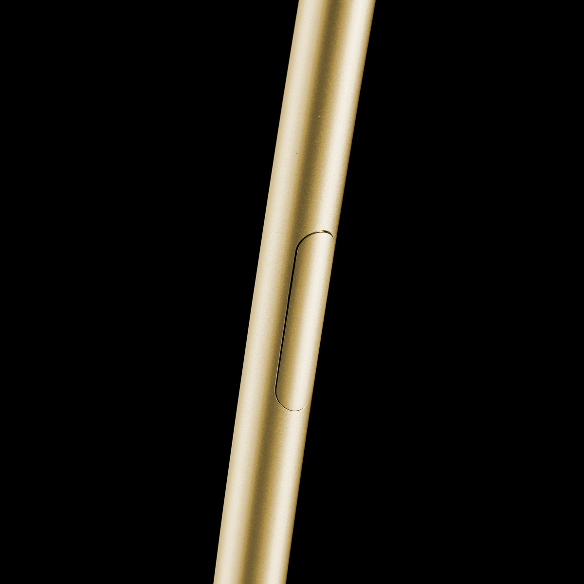 Holtkötter Supernova DW LED Deckenfluter, Eloxal Messing, integriertes Tastdimmerfeld