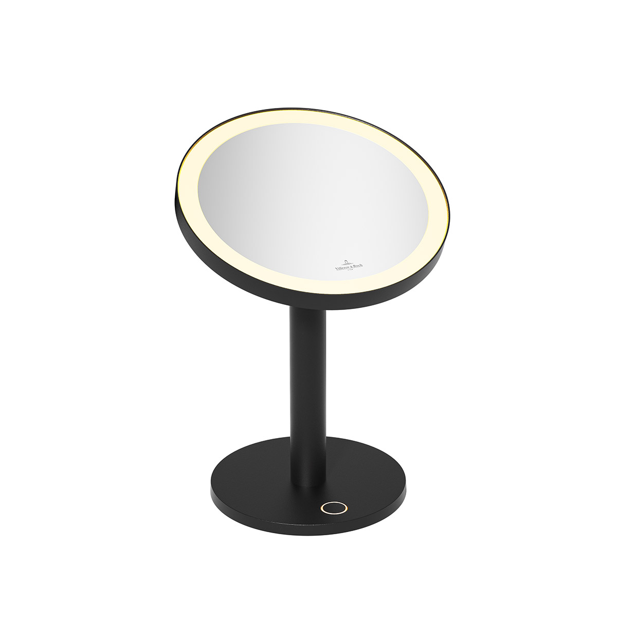 Villeroy & Boch Como LED Akkuleuchte & Kosmetikspiegel, schwarz
