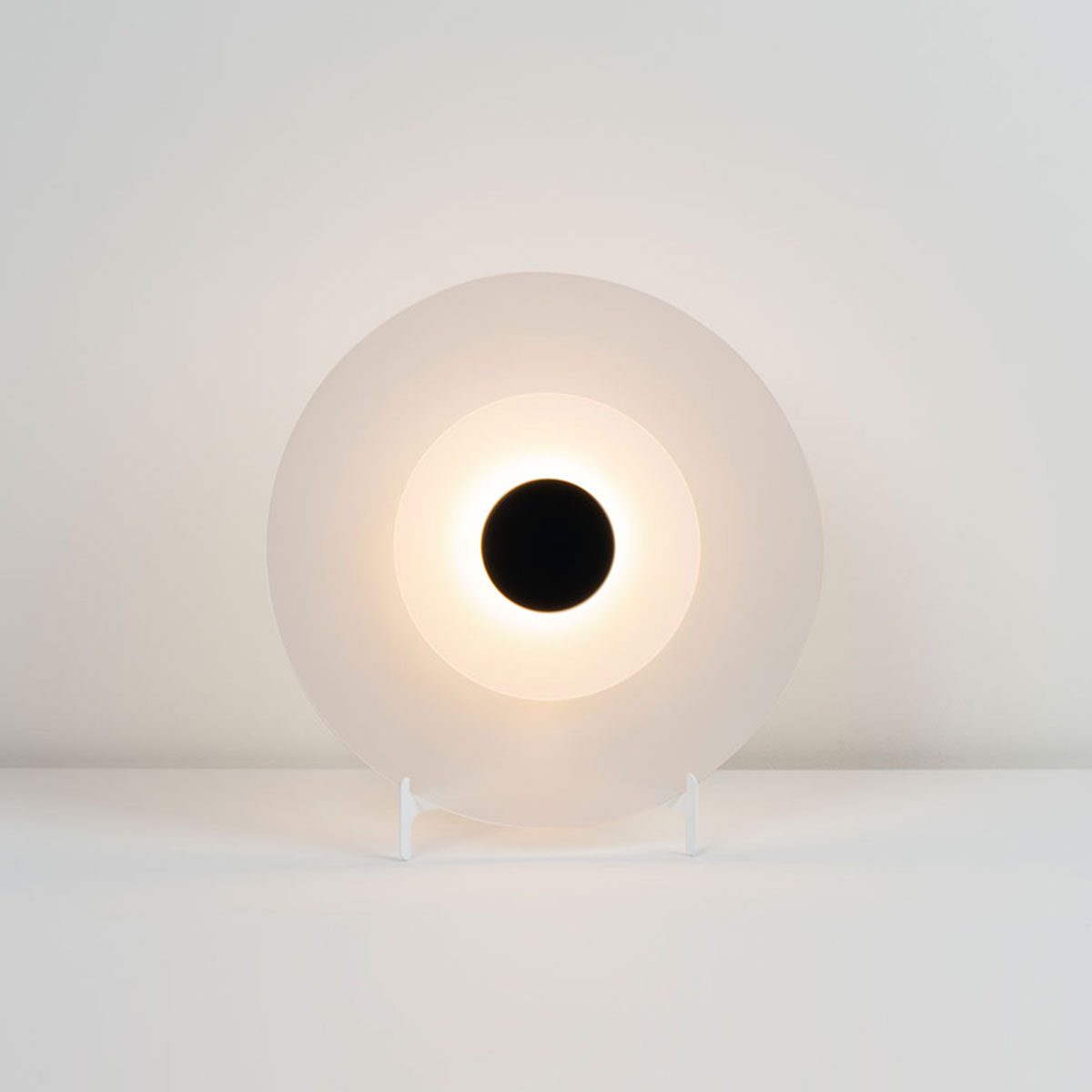 Milan Halos LED Tischleuchte, schwarz matt Halos LED Tischleuchte