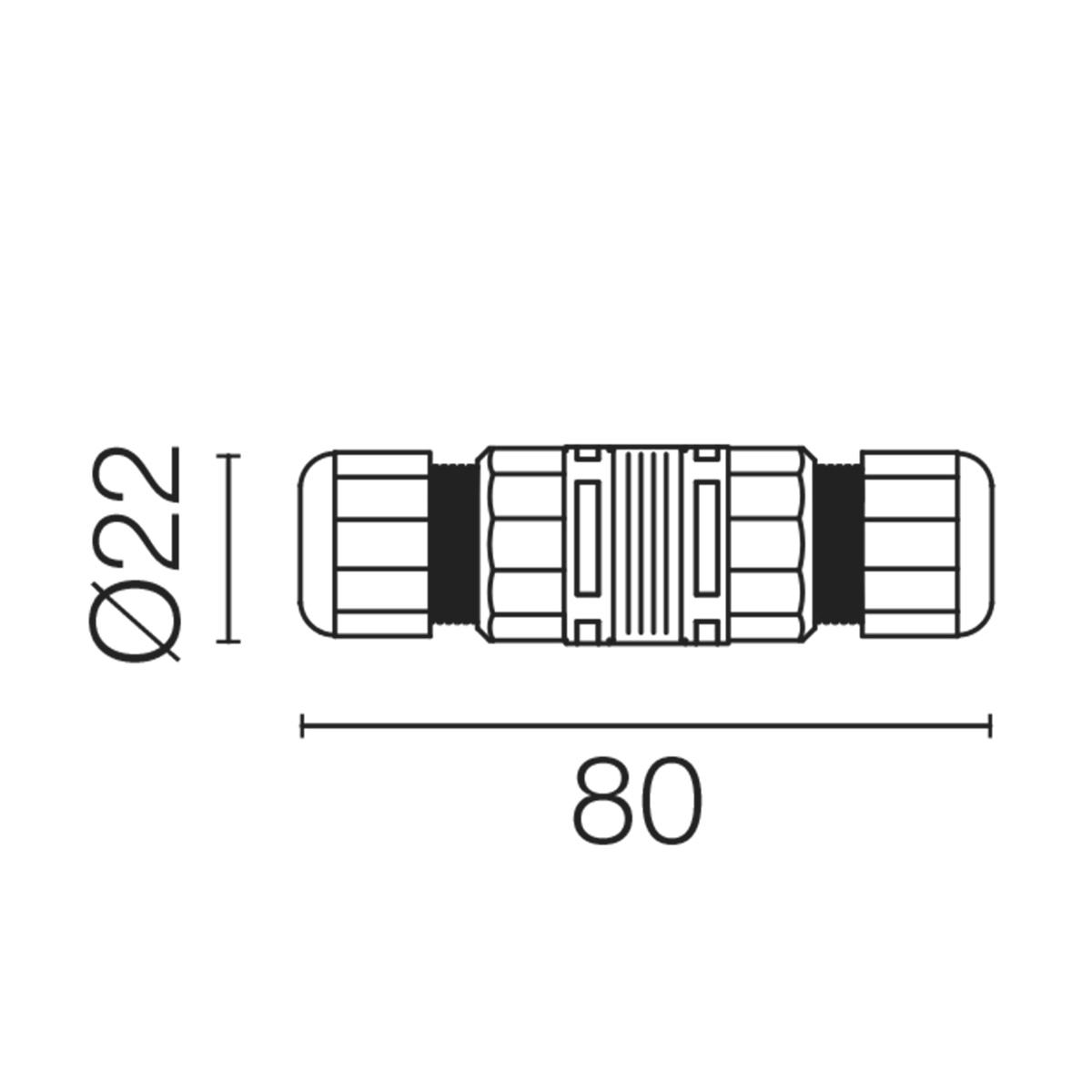 Flos Verbindungssystem IP68 für Flos Outdoor