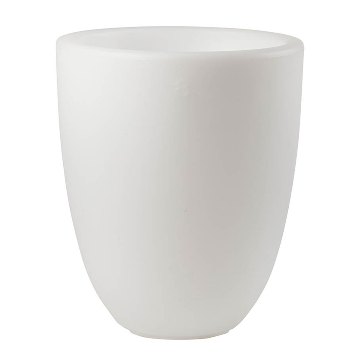 8 seasons design Shining Curvy Pot M Dekoleuchte, weiß (ausgeschaltet)