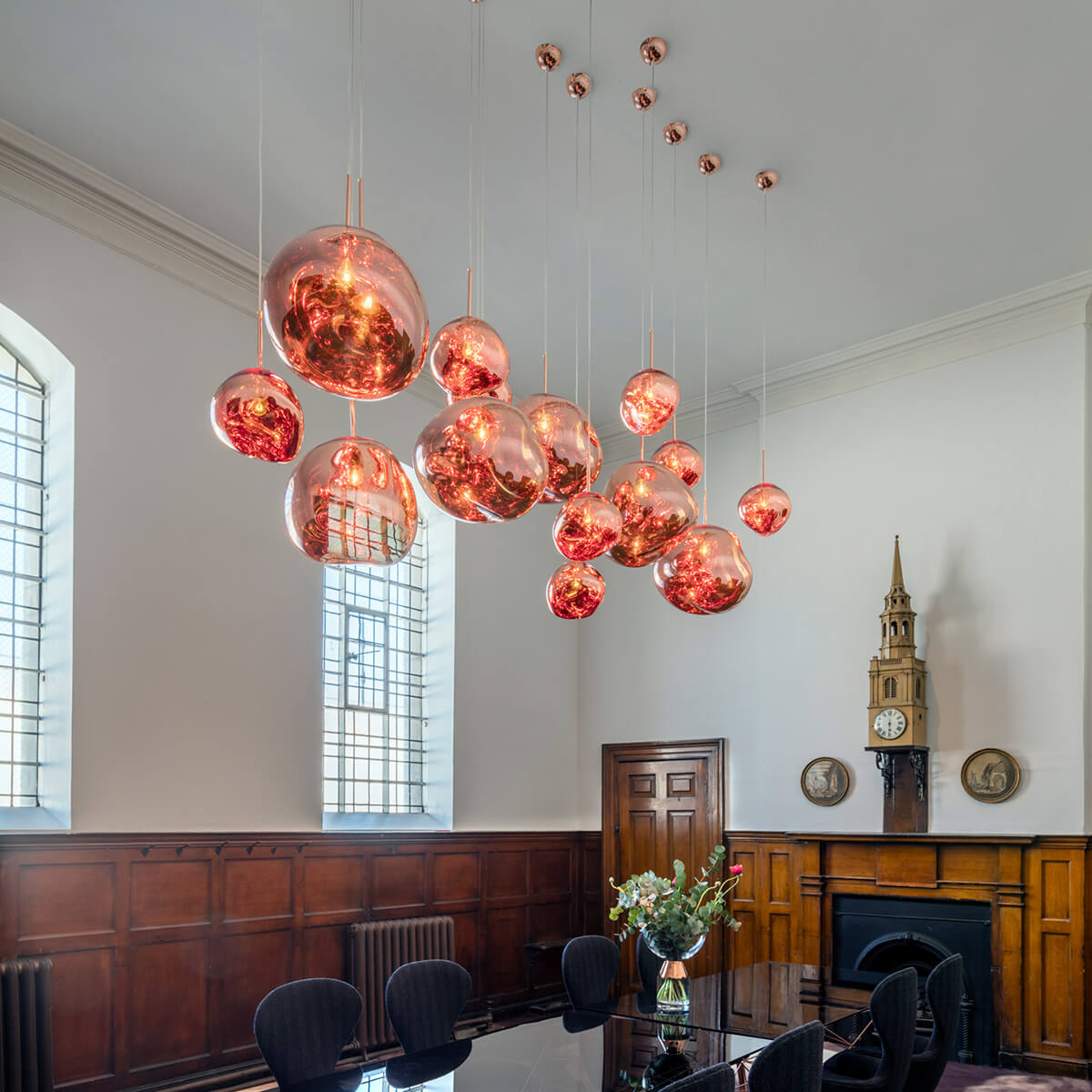Tom Dixon Melt LED Pendelleuchte, Kupfer